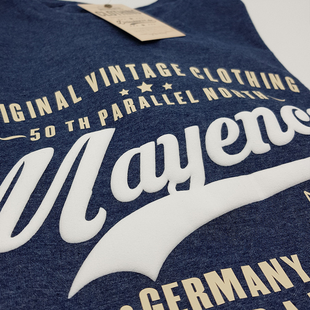 Mainz T-Shirt "50 th parallel North - Mayence" (3D Druck / Herren)