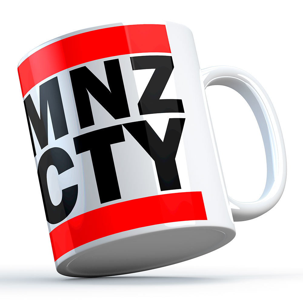 "MNZ CTY" Oldschool Keramiktasse 11264