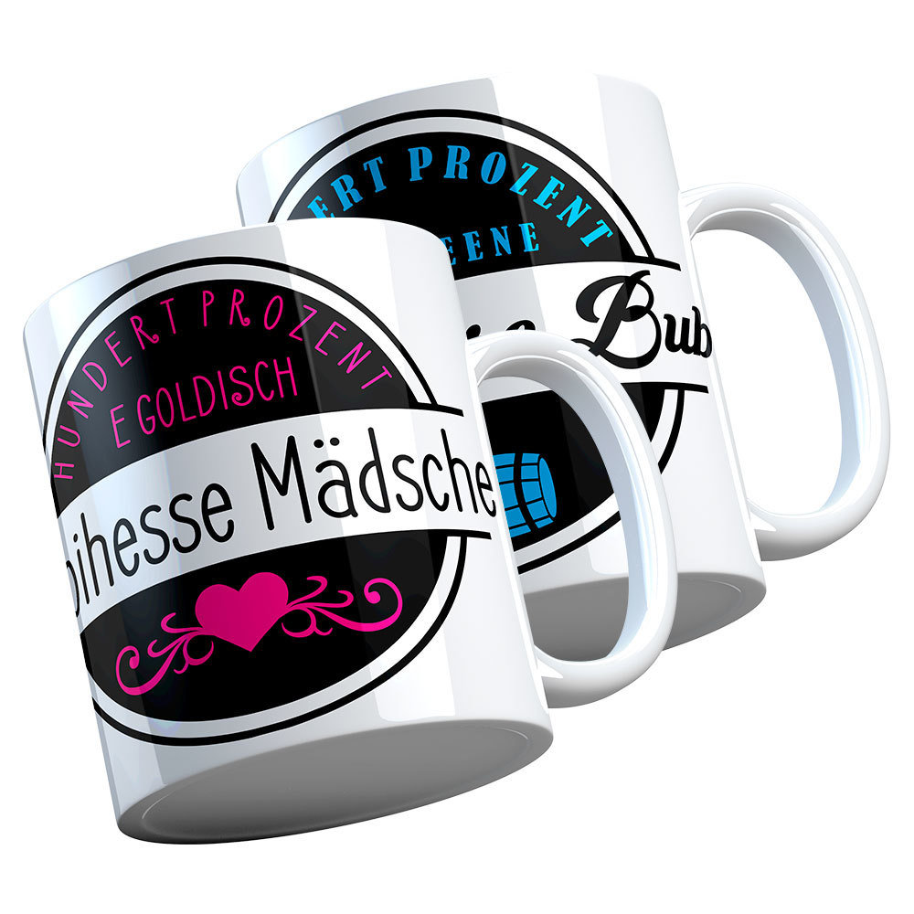 "Rhoihesse Mädsche / Rhoihesse Bub" Keramiktasse M1-RHL 76992