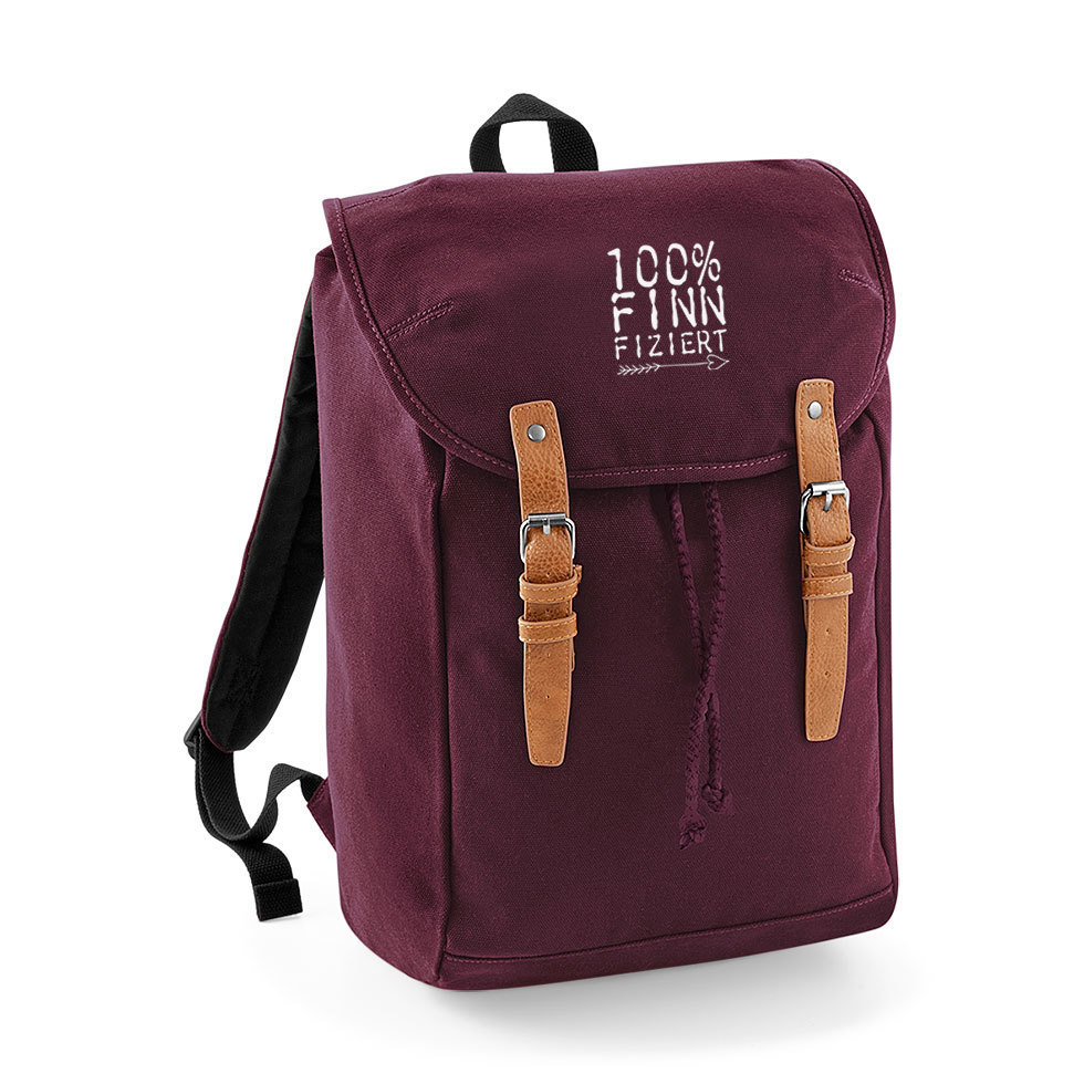 "100% finnfiziert" Vintage Rucksack M1-FT 37872