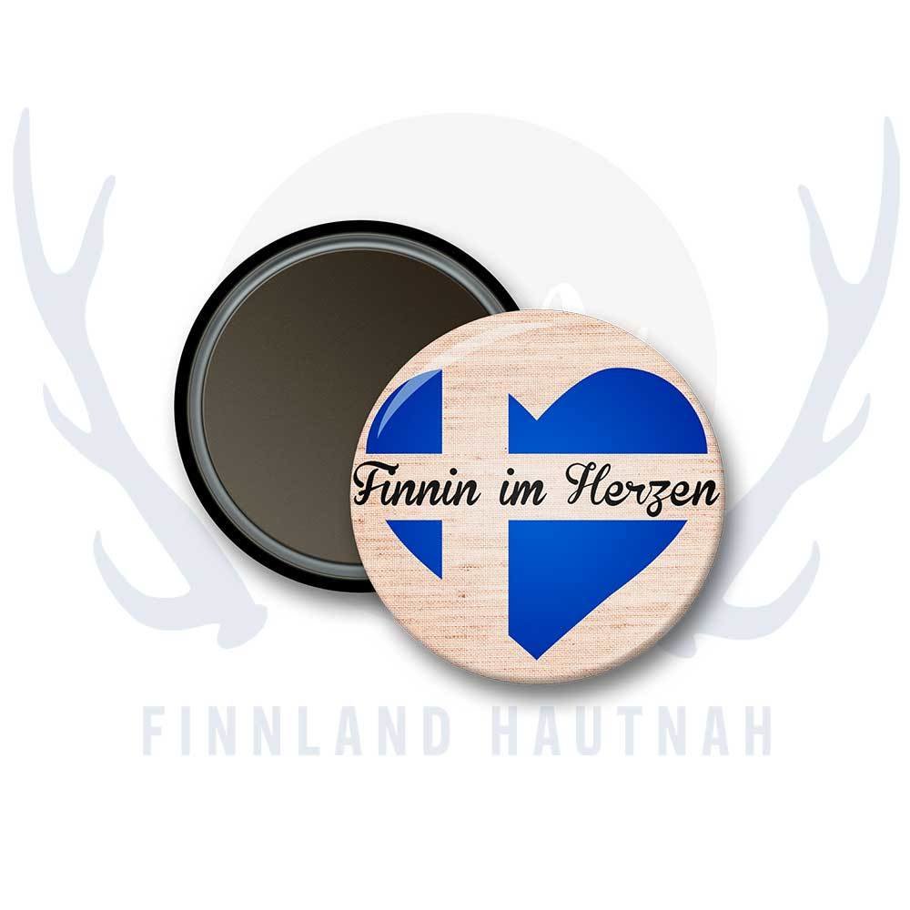 Finnland Magnet "Finnin im Herzen" 91900