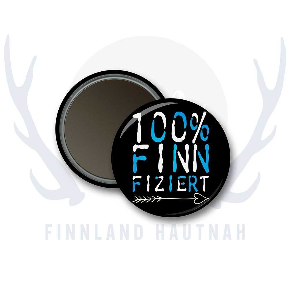 Finnland Magnet "100% finnfiziert" 91906