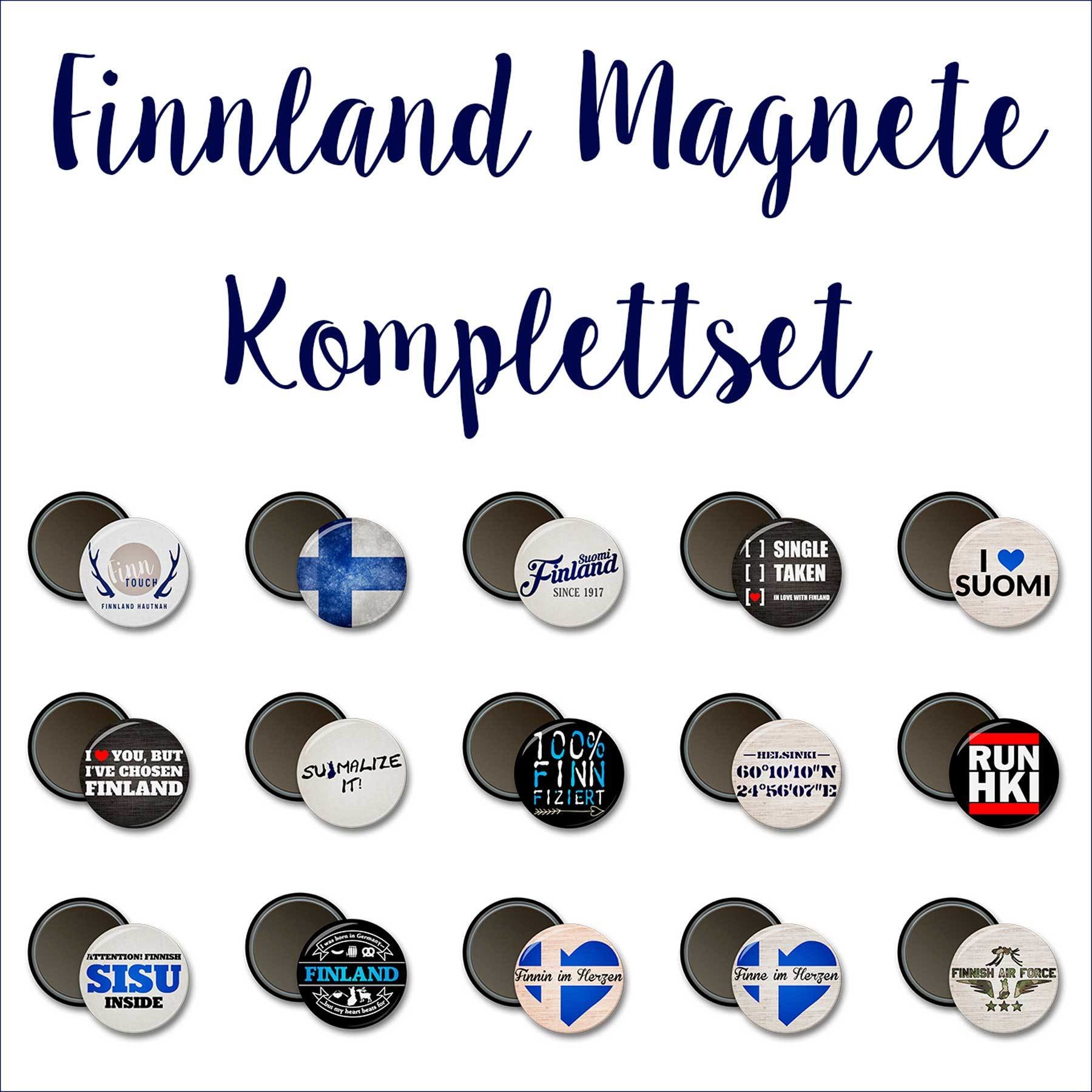 Finnland Magnete Komplettset (Inhalt 15 Stück) M1-FT 78377