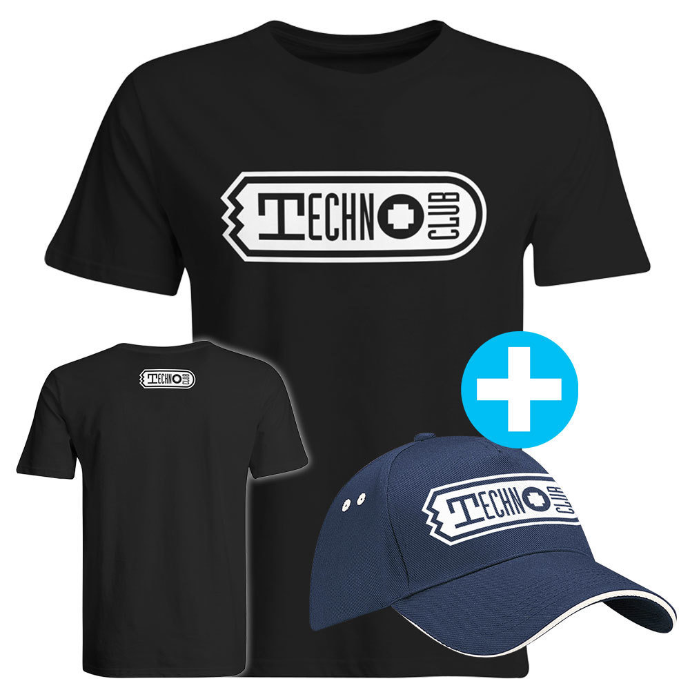 Technoclub T-Shirt + Basecap (Men) 91909