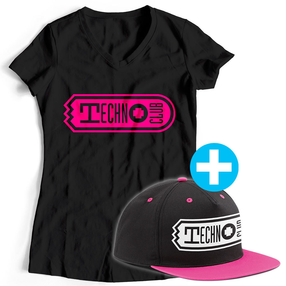 Technoclub T-Shirt + Snapback (Women) 91913