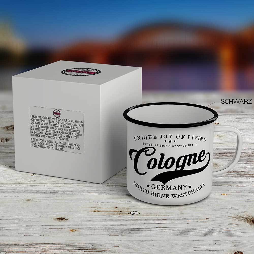 "Cologne" Emaille-Tasse 91961