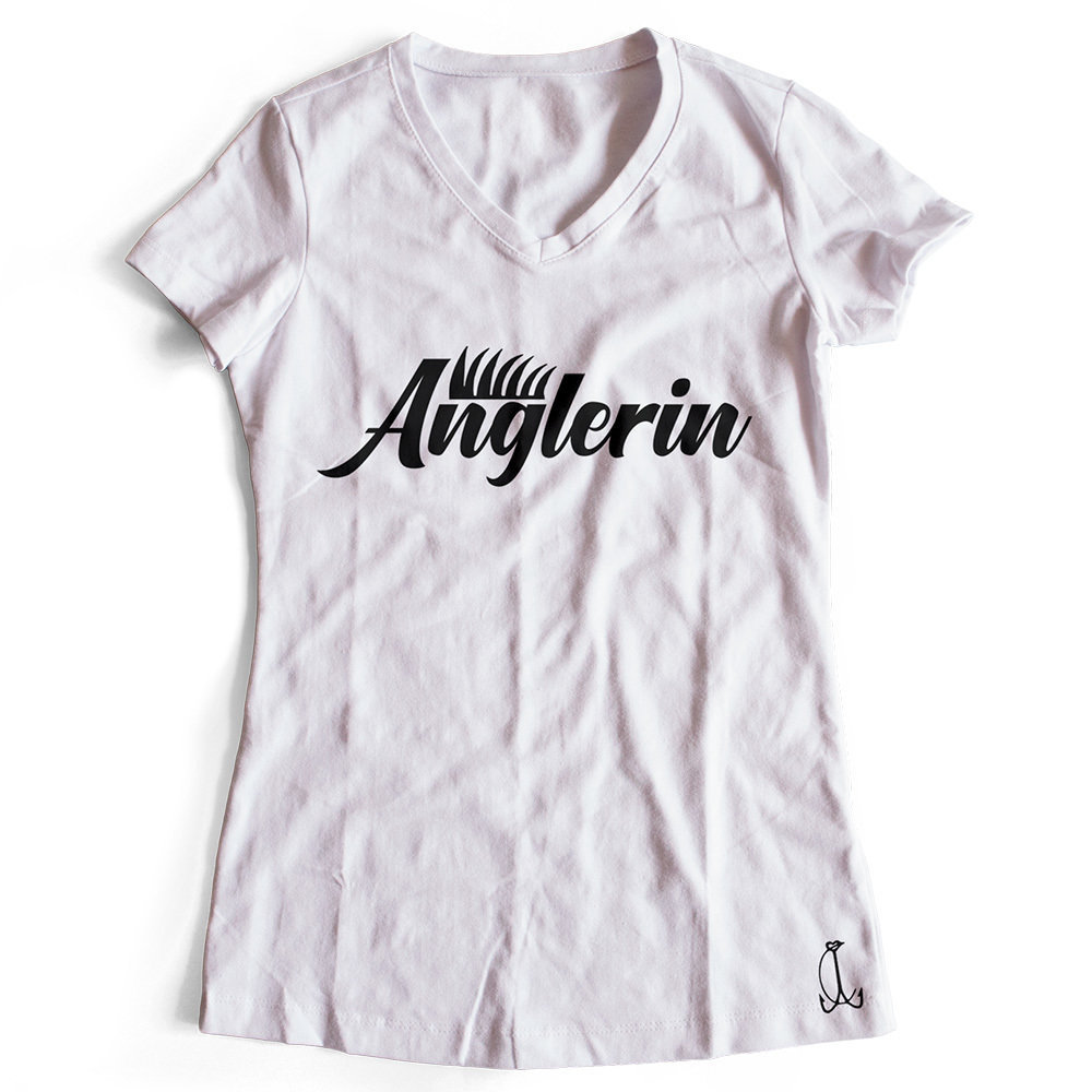 "Anglerin & Angler / Mutter & Sohn" T-Shirt Partnerset (Kindergröße 90 bis XXXL)