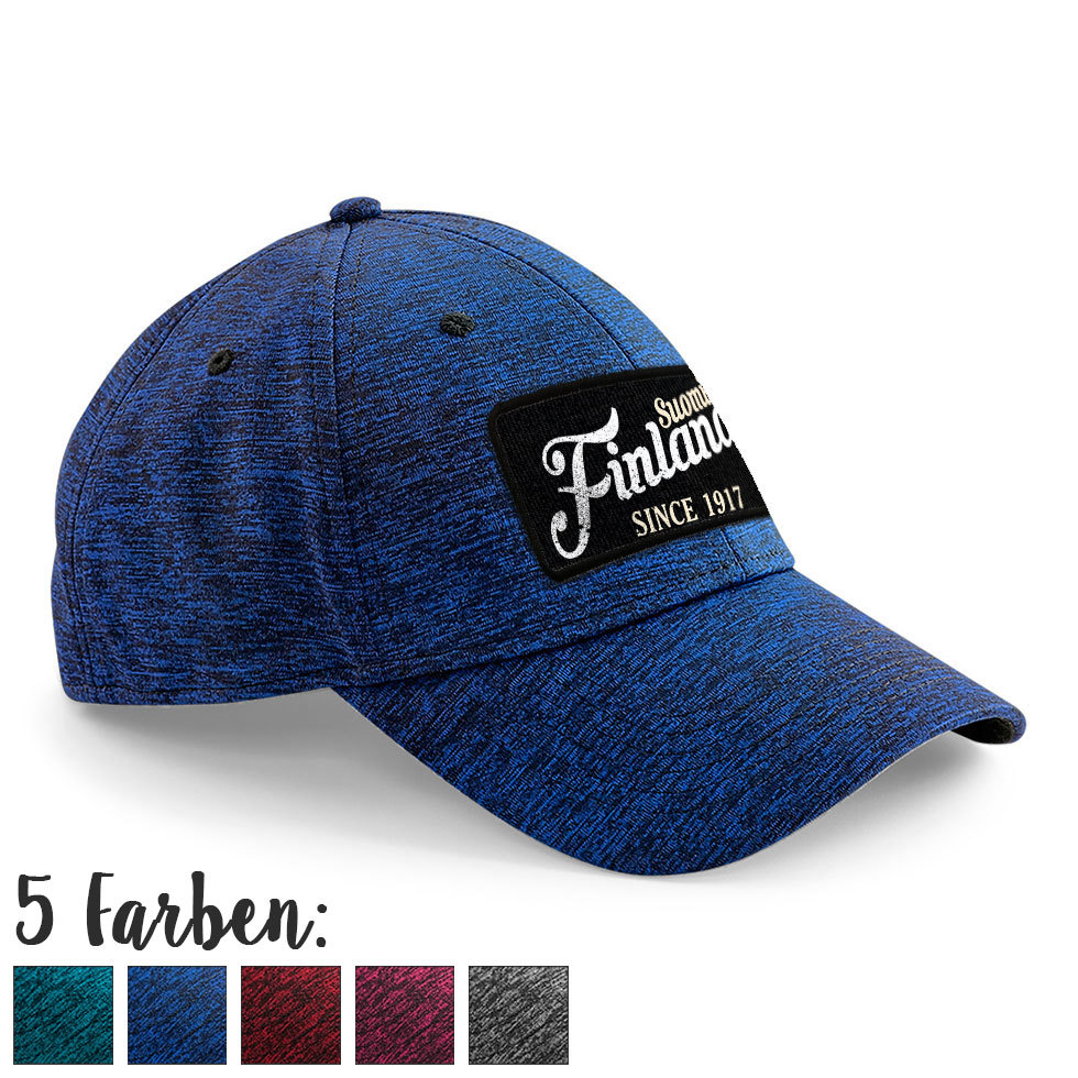 "Suomi Finland - since 1917" Stretch-Fit Basecap M1-FT 10084