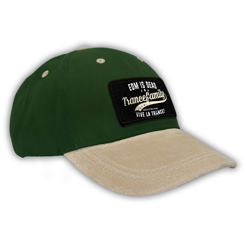 "EDM is dead - Vive la Trance" Wildleder-Basecap *NEW 2019*