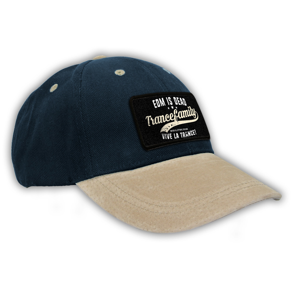 "EDM is dead - Vive la Trance" Wildleder-Basecap *NEW 2019*