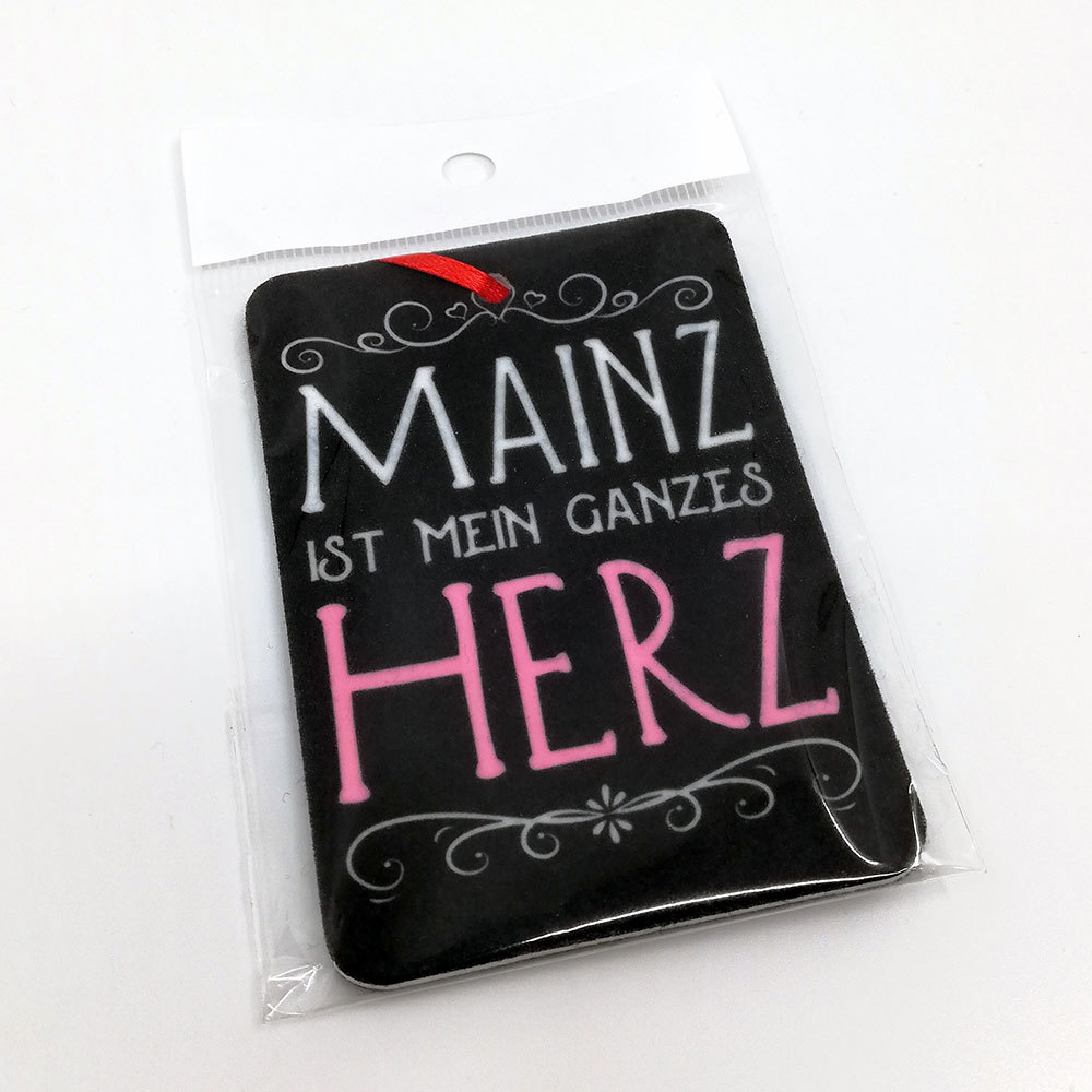 "Mainz ist mein ganzes Herz" Car Air Freshener M1-RHL 69981