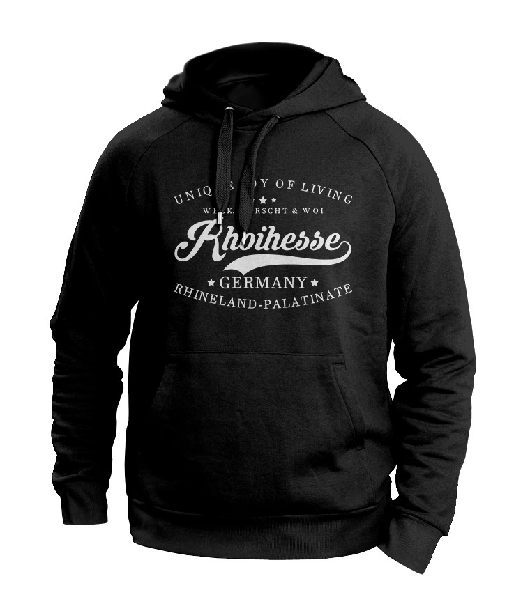 "Weck, Worscht & Woi - Rhoihesse" (Hoody) M1-RHL 11258