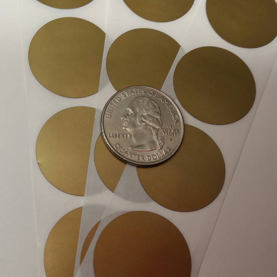 Gold Scratch Off stickers 101Go
