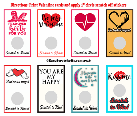 Valentin scratch off card preview