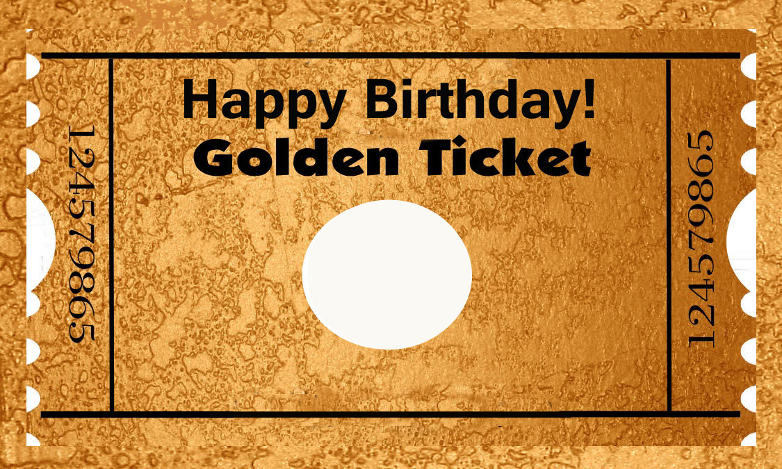 Birthday Golden Ticket Store EasyScratchoffs